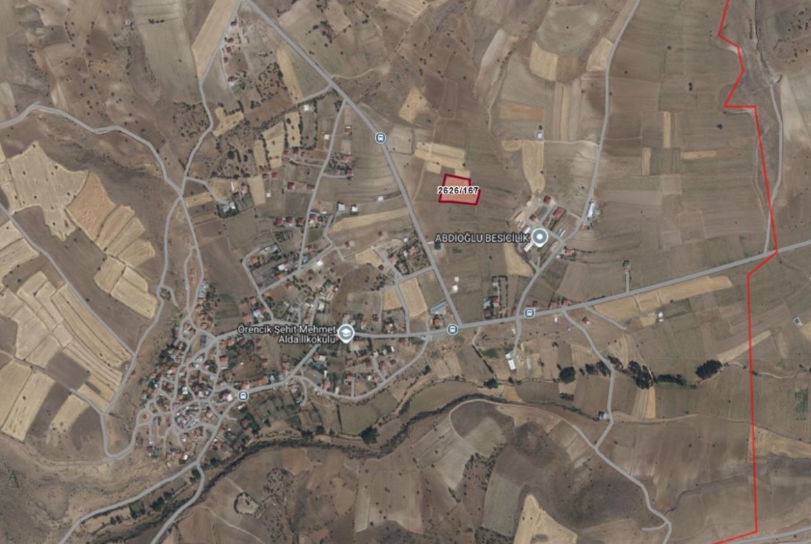 Talas Örencik Mah. de 5.675 m2 TEK TAPULU Satılık Tarla